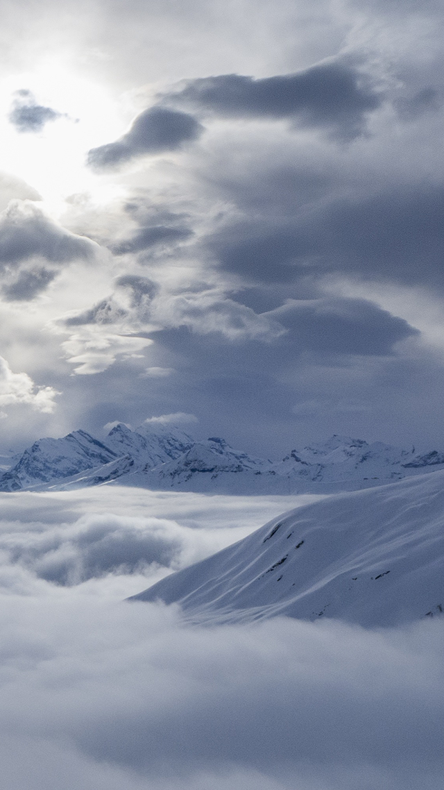 Switzerland Skies Huawei P50 Pro Wallpaper.