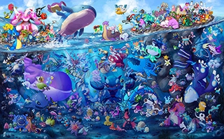 Water Pokémon Wallpaper