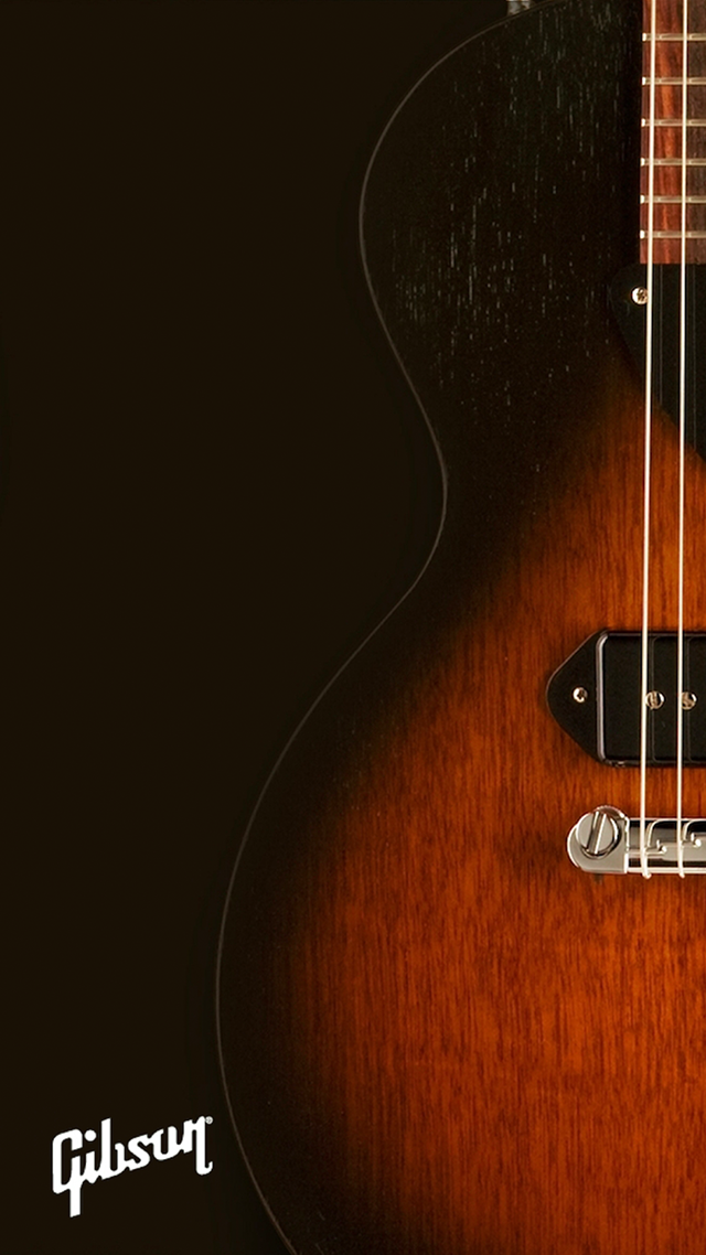 Gibson Guitar iPhone Wallpaper.