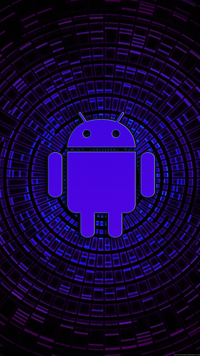 Purple Android iPhone Wallpaper.
