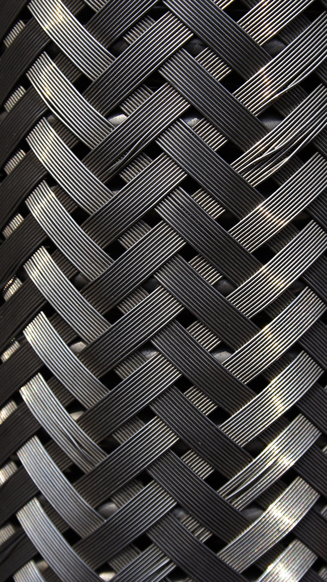 Woven Metal iPhone Wallpaper.