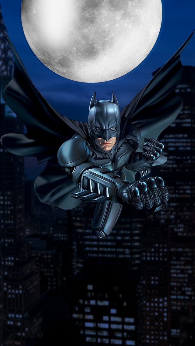 Batman Cartoon iPhone 11 Pro Max Wallpaper