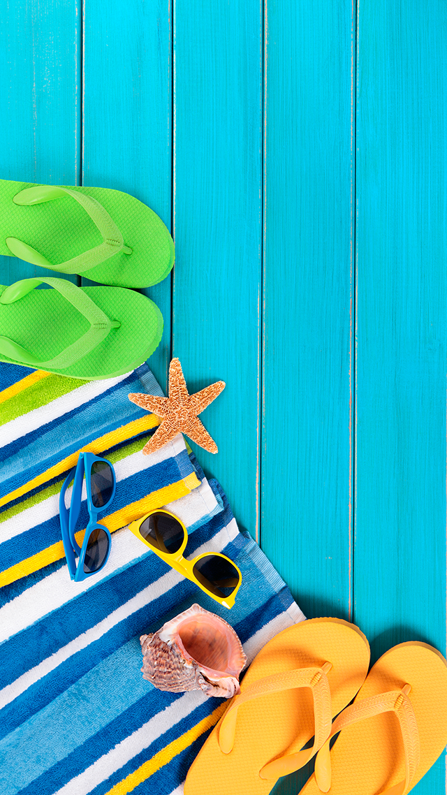 Beach Stuff iPhone 11 Pro Max Wallpaper.