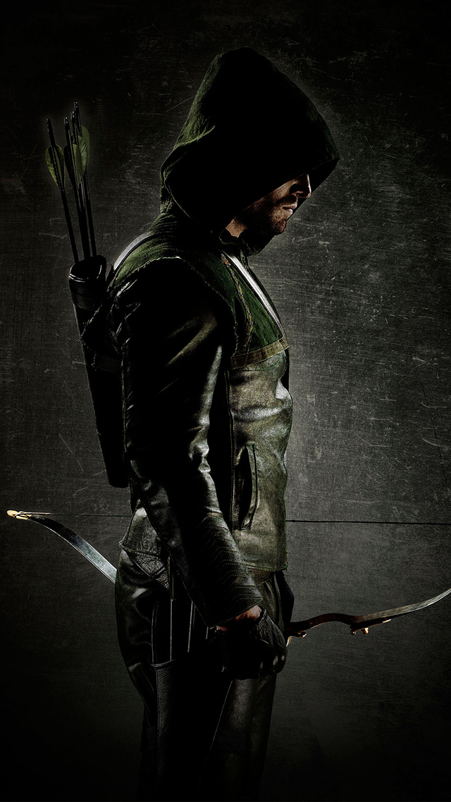 Arrow Hero iPhone 12 Wallpaper.