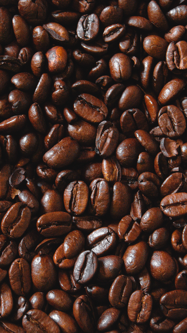 Coffee Beans iPhone 12 Wallpaper.