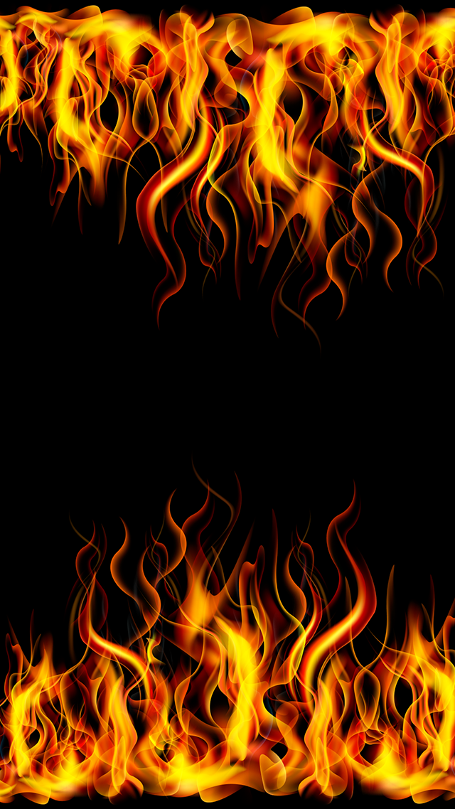 Fire Destroyer iPhone 12 Wallpaper.