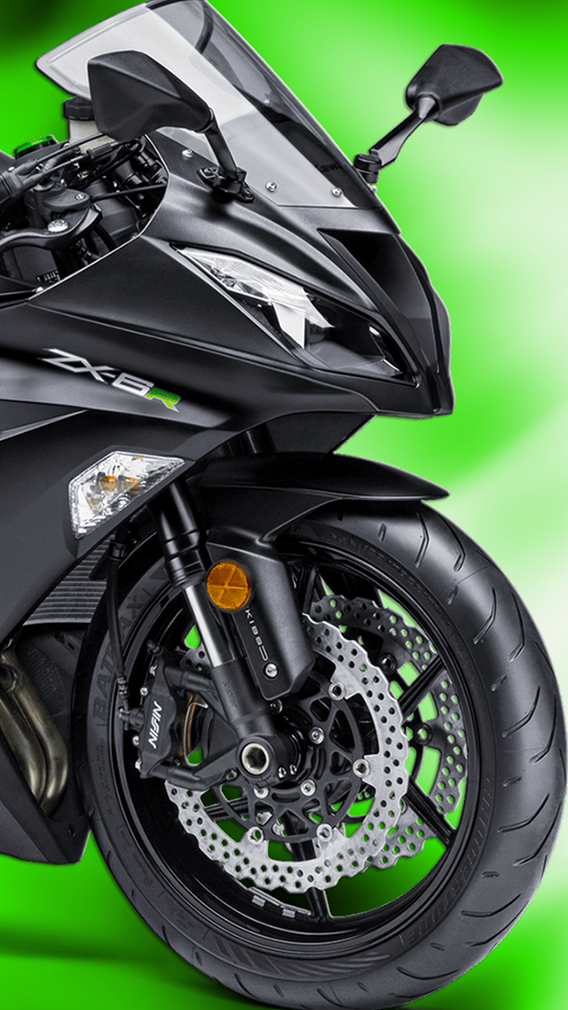 Kawasaki Ninja iPhone 12 Wallpaper.