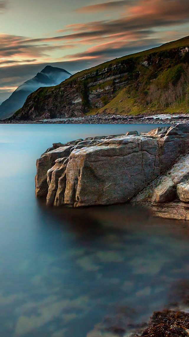 Sea Landscape iPhone 12 Wallpaper.