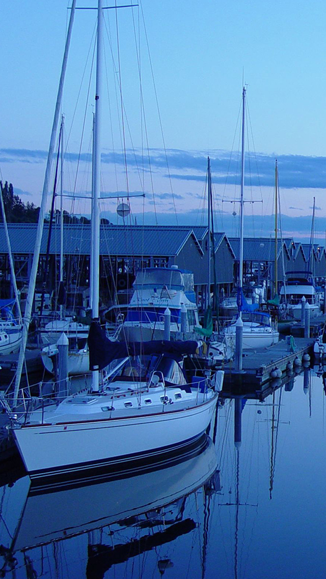 Boat Yard iPhone 13 Pro Max Wallpaper.