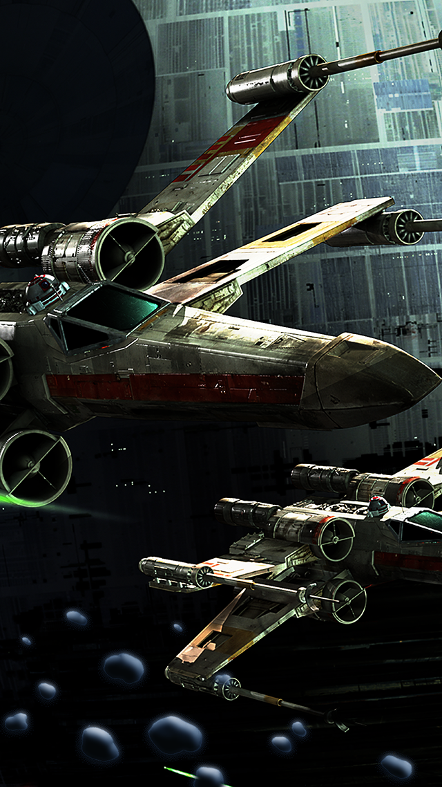 Star Wars Fighter iPhone 13 Pro Max Wallpaper.