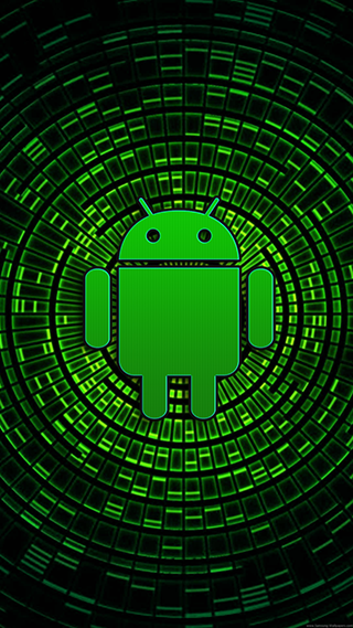 Green Android iPhone Screen Background