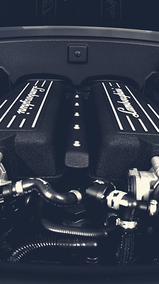 Lamborghini Engine iPhone Home Screen Wallpaper
