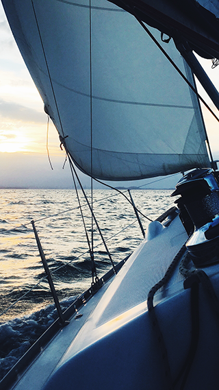 Sailboat Home Screen and Lock Screen Wallpaper