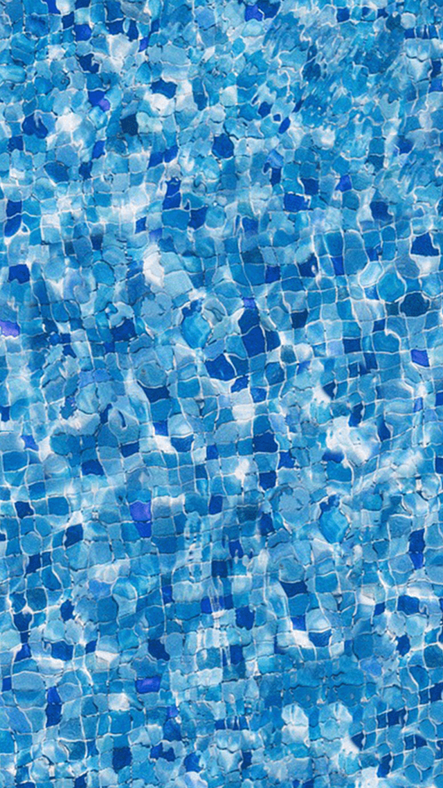 Aqua Mosiac Phone Wallpaper