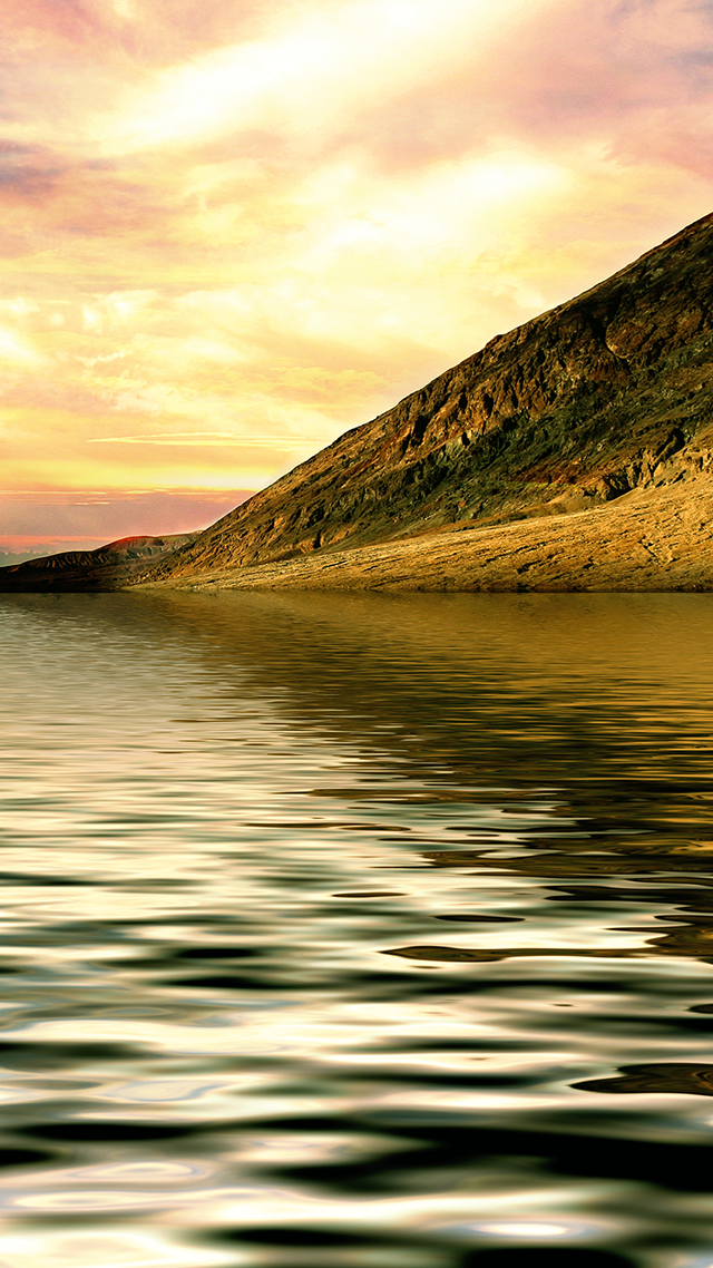 Green Lake Mountain Home Screen and Lock Screen Wallpaper