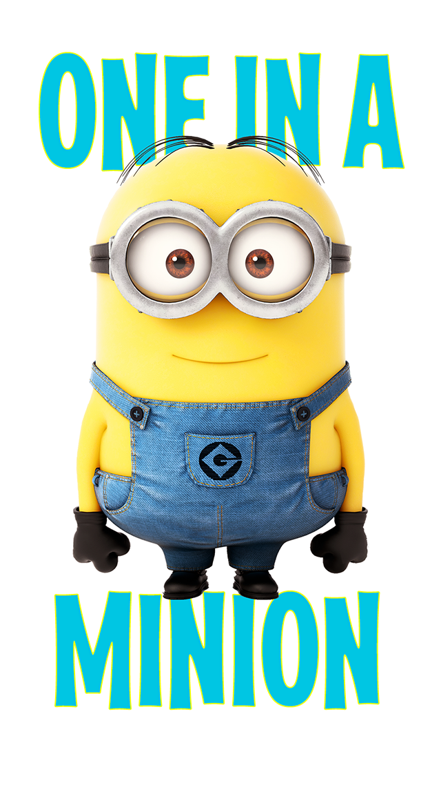 One Minion High Res iPhone Wallpaper