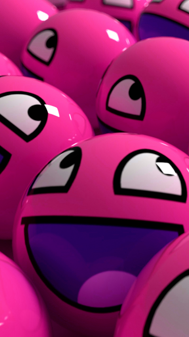 Happy Balls Samsung Z Fold 3 Wallpaper.